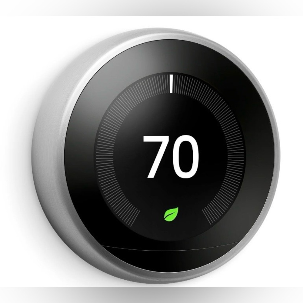 Nest Learning Thermostat Stainless Steel (3rd Gen) - T3007ES - Preowned in Box